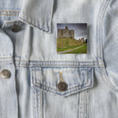 Warkworth Schloss in Northumberland, England Button (Beispiel)