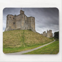 Warkworth Schloss in Northumberland, England