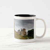 Warkworth Schloss in Northumberland, England