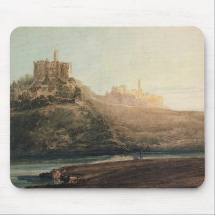 Warkworth Schloss, Northumberland, c.1798 (w/c, Mousepad