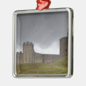 Warkworth Schloss Silbernes Ornament (Links)