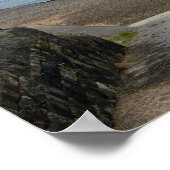 Warland Reservoir: Tranquil Moorland Waters Poster (Ecke)