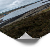 Warland Reservoir: Tranquil Moorland Waters Poster (Ecke)