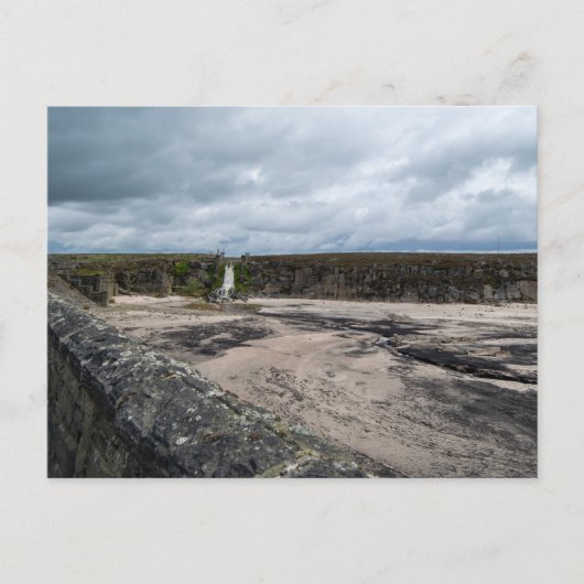 Warland-Stausee: ruhige maurische Gewässer Feiertagspostkarte (Vorderseite)