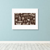 Warli Paint-Leinwand Leinwanddruck (Insitu (Holzboden))