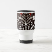 Warli-Stammesbaum des Lebens -Holz Walart Reisebecher (Mittel)