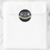 Warlock D20 Class Crest Sticker - Funny D&D Warloc (Tasche)
