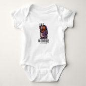 Warlock - Funny Witcher Design Baby Strampler (Vorderseite)