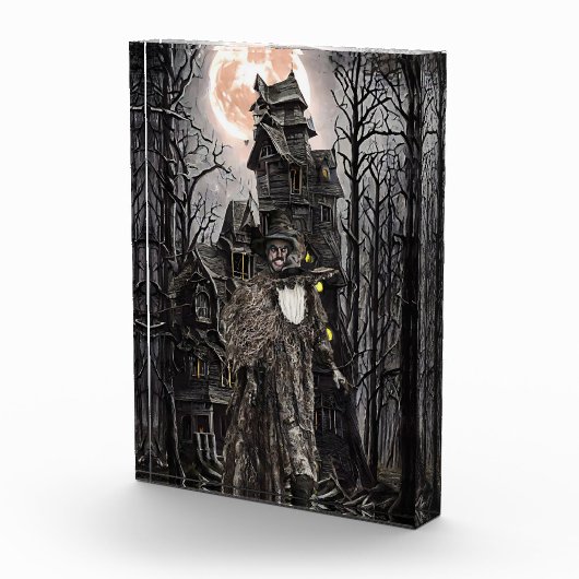 Warlock man witch haunted house fantasy dark art  fotoblock (Rechts)