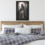 Warlock man witch haunted house fantasy dark art  leinwanddruck (Insitu (Schlafzimmer))