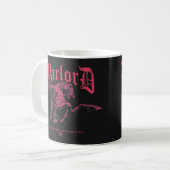 Warlord - Brutalist Streetwear Design Kaffeetasse (Vorderseite Links)