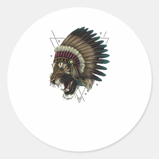 Warlord Runder Aufkleber (Vorderseite)