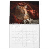 Warm Aesthetic Animal | Cozy Cat Photography Wall Kalender (Feb 2026)