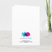 Warm and Cozy Mother’s Day Bunny Card Karte (Rückseite)