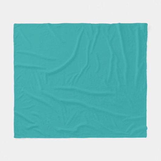 Warm Aquamarin Fleecedecke (Vorderseite (Horizontal))