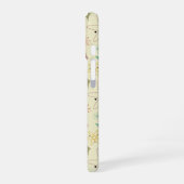 Warm Atomkern Diamond Mid Mod Muster iPhone 16 Hülle (Linke Seite)