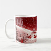 "Warm auf in einem Winterwunderland!" Kaffeetasse (Links)