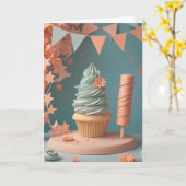 Warm Backyard Birthday Memories Karte (Gelbe Blume)