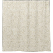 Warm Beige Confetti Texture Bathroom Decor Duschvorhang (Vorderseite)