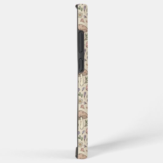 Warm Beige Fungi Seamless Pattern Samsung Galaxy Hülle (Rechte Seite)