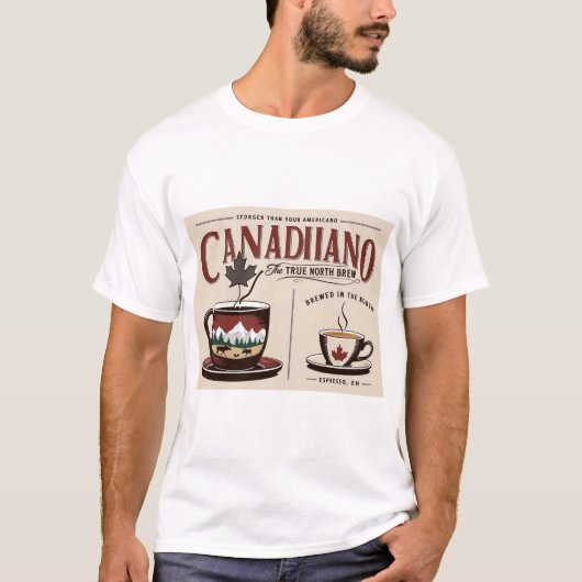 Warm bleibe, Drink Canadiano T-Shirt (Vorderseite)