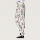 Warm Blossom Harmonie Blumenmuster Leggings (Links)