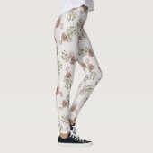 Warm Blossom Harmonie Blumenmuster Leggings (Rechts)