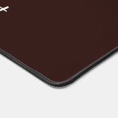 Warm Boho Mandala Erthy Autumn Floral Schreibtischunterlage (Ecke)