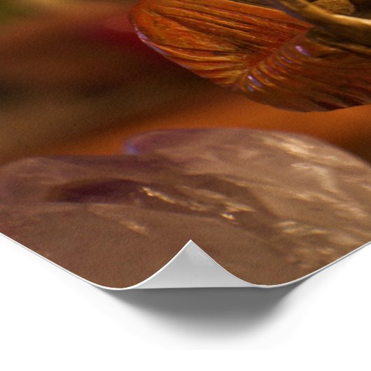 Warm Buddha Poster (Ecke)