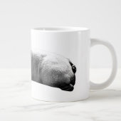 Warm Bulldog Morning Jumbo-Tasse (Rechts)