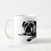 Warm Bulldog Morning Kaffeetasse (Links)