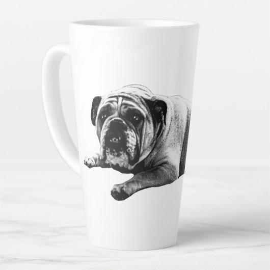 Warm Bulldog Morning Milchtasse (Linke Ecke)
