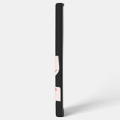 Warm by nature: Adorable Penguin with Playful Text Samsung Galaxy Hülle (Linke Seite)