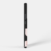 Warm by nature: Adorable Penguin with Playful Text Samsung Galaxy Hülle (Rechte Seite)