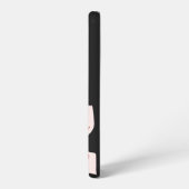 Warm by nature: Adorable Penguin with Playful Text Samsung Galaxy Hülle (Linke Seite)