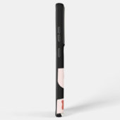 Warm by nature: Adorable Penguin with Playful Text Samsung Galaxy Hülle (Rechte Seite)