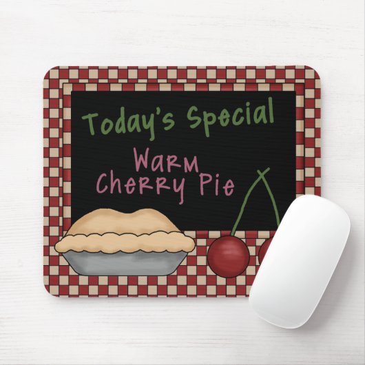 Warm Cherry Pie Mousepad (Mit Mouse)