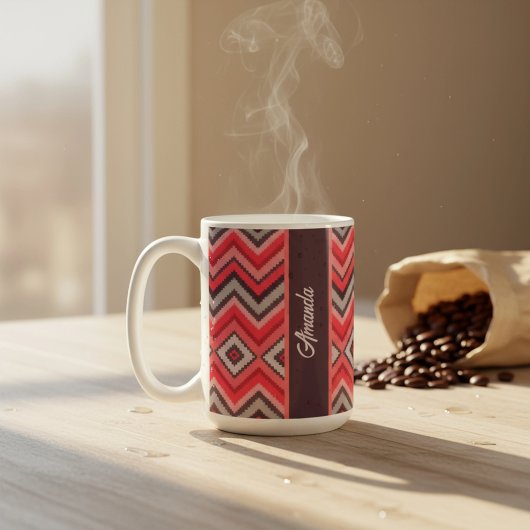 Warm Chevron Kaffeetasse