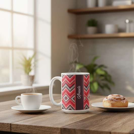 Warm Chevron Kaffeetasse