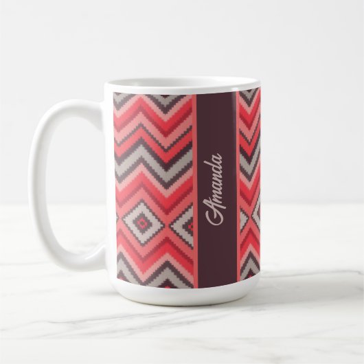 Warm Chevron Kaffeetasse (Links)
