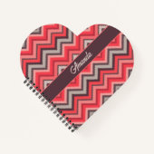 Warm Chevron Notizblock (Vorderseite)