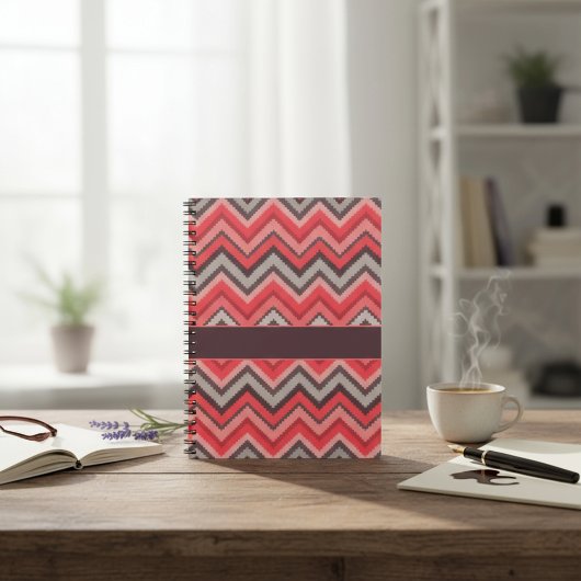 Warm Chevron Notizblock