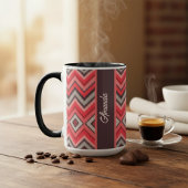 Warm Chevron Tasse