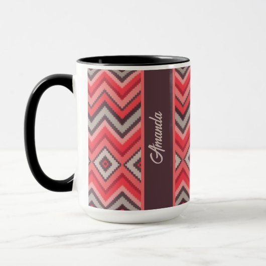 Warm Chevron Tasse (Links)