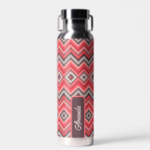 Warm Chevron Trinkflasche (Vorne)