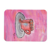 Warm CHOColat Wish - Kinder Kunst für CHOC Magnet (Horizontal)