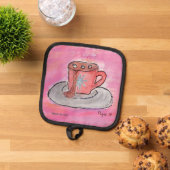 Warm CHOColat Wish - Kinder Kunst für CHOC Topflappen (Oben Unten)