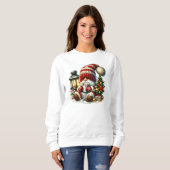 Warm Christmas Gnome Women's Sweatshirt (Vorne ganz)