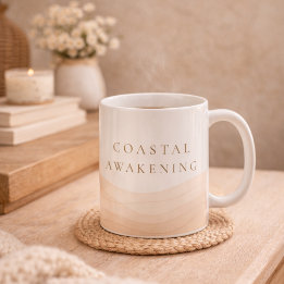 Warm Coastal Awakening Klassischer Becher, 330 ml Kaffeetasse