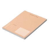 Warm, colorful retro aesthetic Thoughts & Ideas Notizblock (Rotiert)